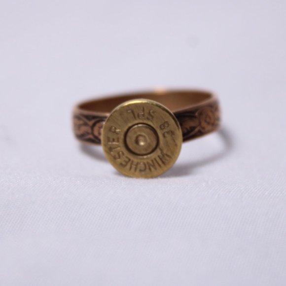 COPY - Artisan Copper Bullet Ring Size 8.5 - Picture 2 of 8